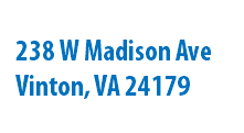 LOCATION 238 W Madison Ave Vinton, VA 24179